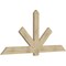 Ekena Millwork Kennewick Rough Sawn Timber Gable Bracket, Douglas Fir, 84"W x 38"H x 2"D x 6"F, 11/12 Pitch GBW084X38X0206KEN00RDF - alternate 2